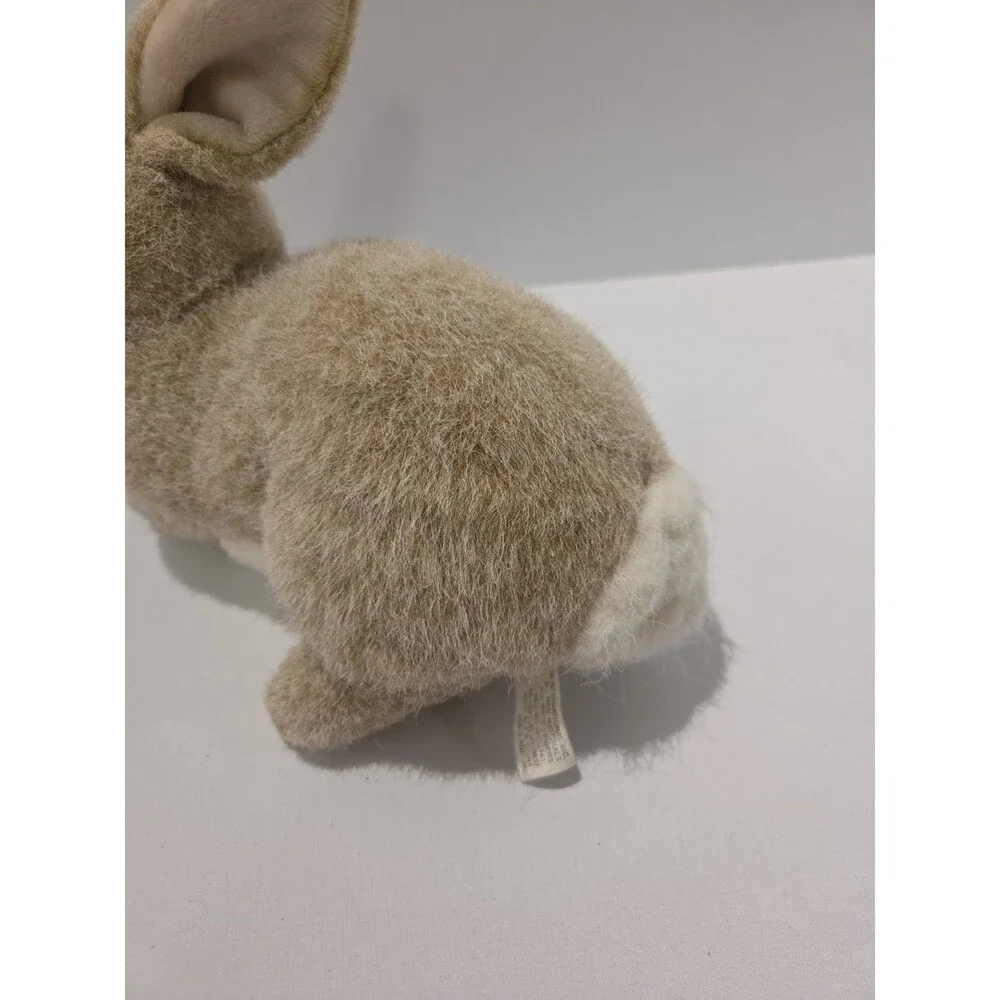 Vintage Chosun Tan Bunny Rabbit Plush Stuffed Animal Realistic Laying Rare HTF